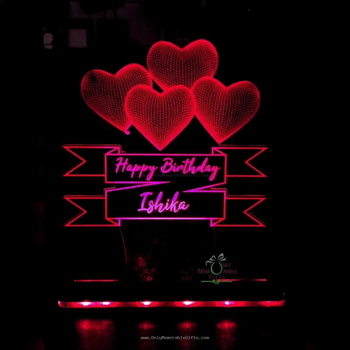 Happy birthday lamp