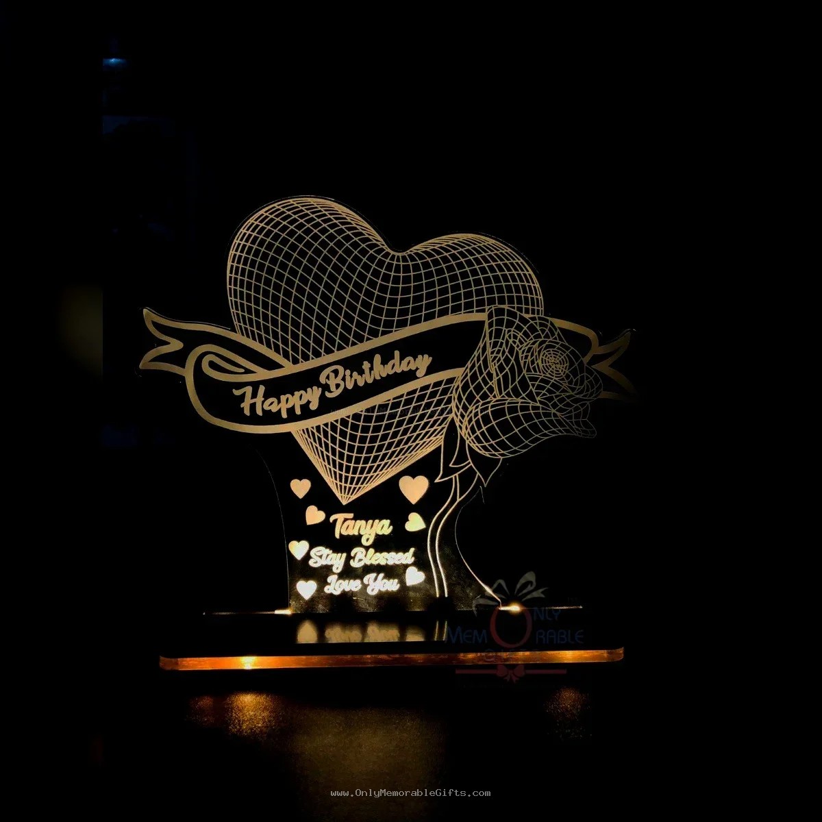Led Heart Lamp