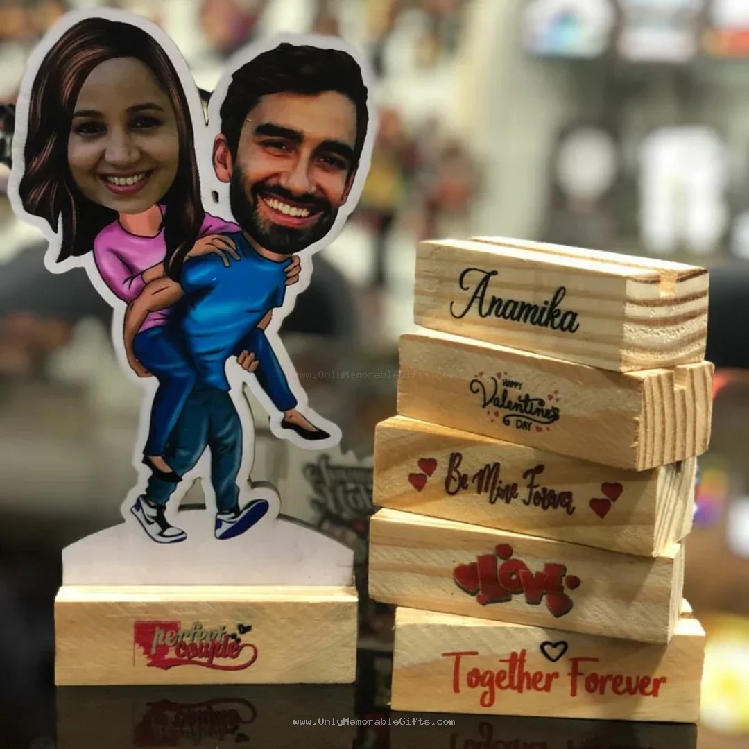 Young Couple Caricature