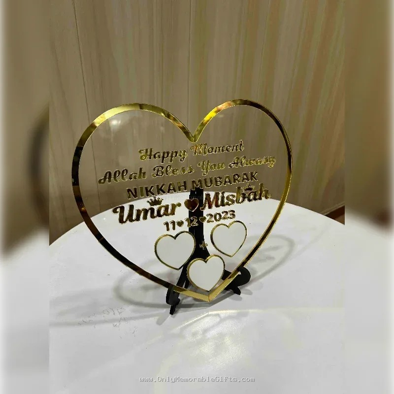 Heart Thumb Impression Frame