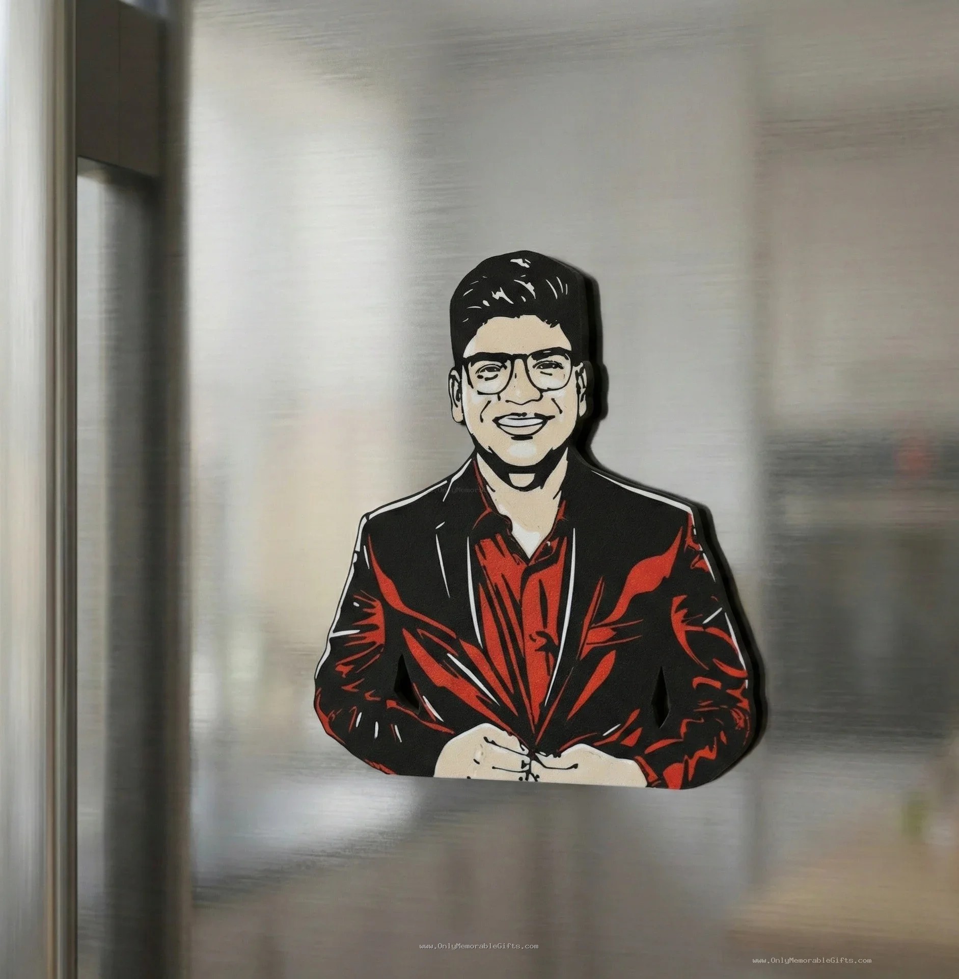 Custom 3D Printed Caricature Fridge Magnets - Image 2