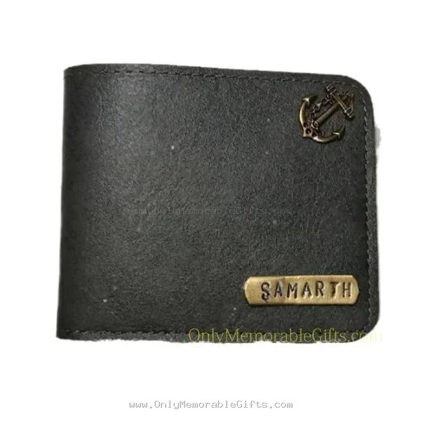 Personalized Grey Wallet for Men - Image 4