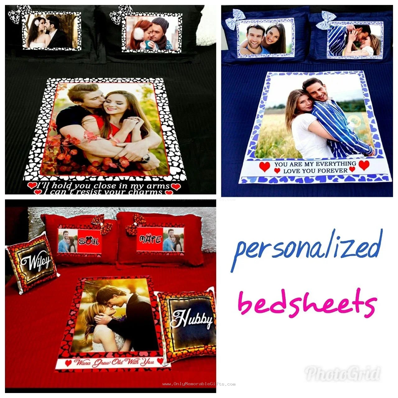 Custom Printed Bedsheet Gift for Couples & Family - Image 6