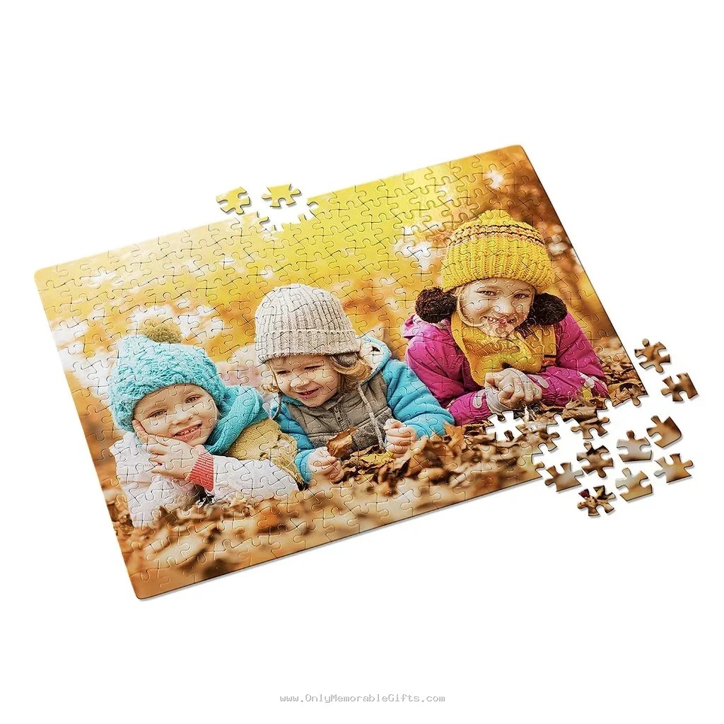 Personalized custom photo puzzle gift