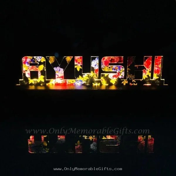 Acrylic Name Table Frame - Image 2