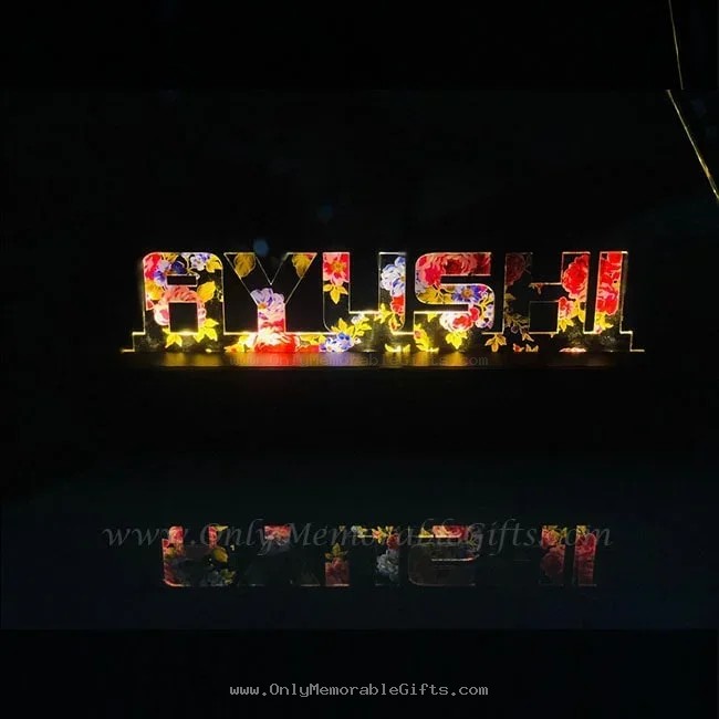 Acrylic Name Table Frame - Image 2