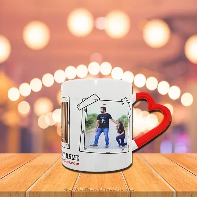 Polaroid Heart handle Mug - Image 3