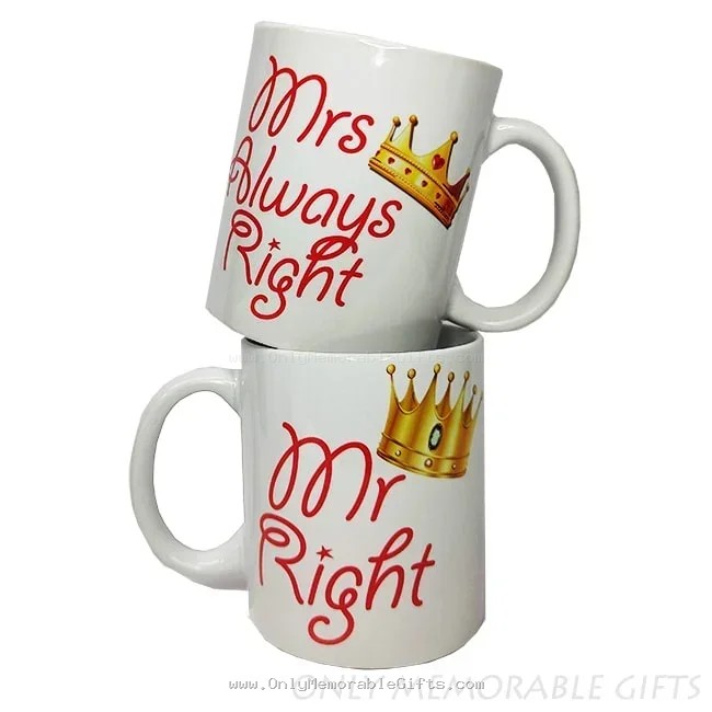 Mr & Mrs Right Mug - Image 2
