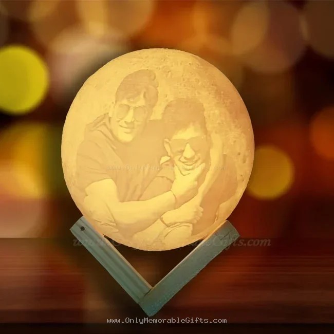 Personalized 3D Moon Lamp - Image 3
