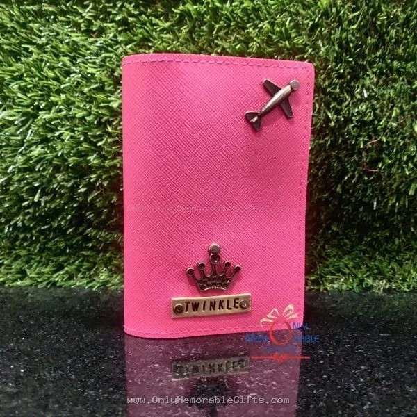 Pink Passport Cover