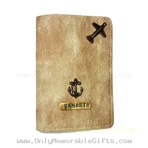Beige Jeans Shade Passport Cover