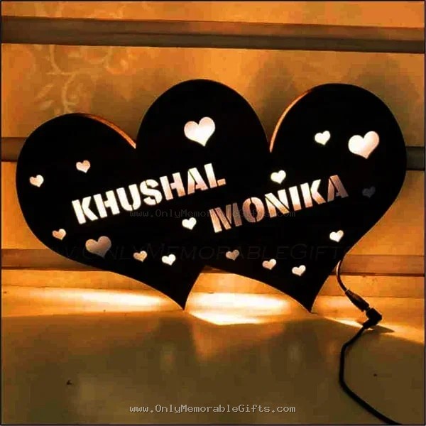 Double-Heart Led Frame