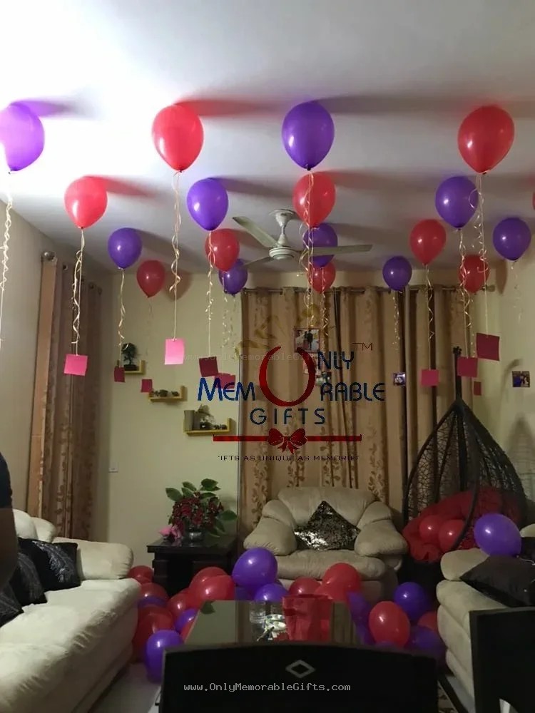 Balloon Surprise Gold Package