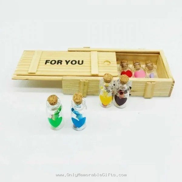 Romantic small message bottle set for couples