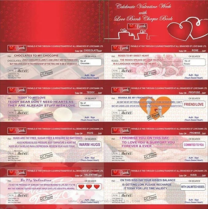 LOVE CHEQUE BOOK - Image 3