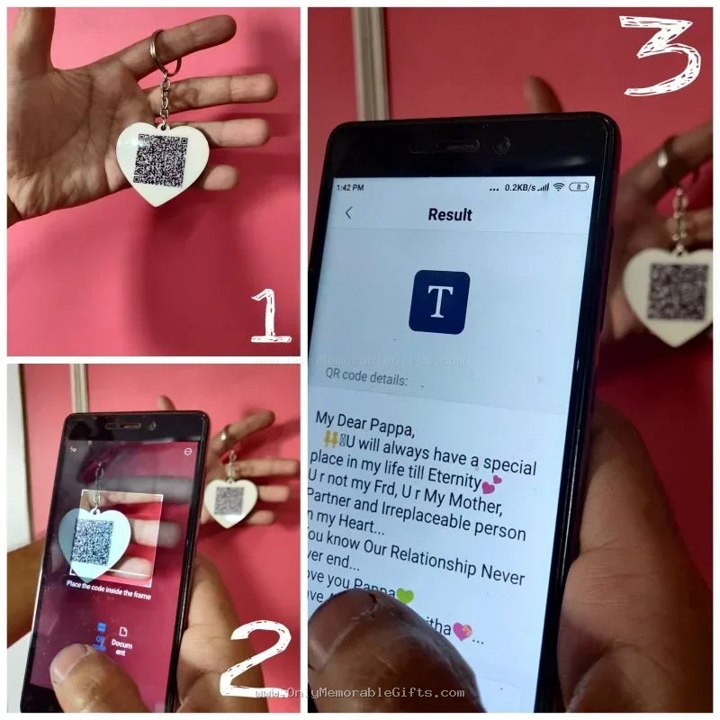 Text keychain