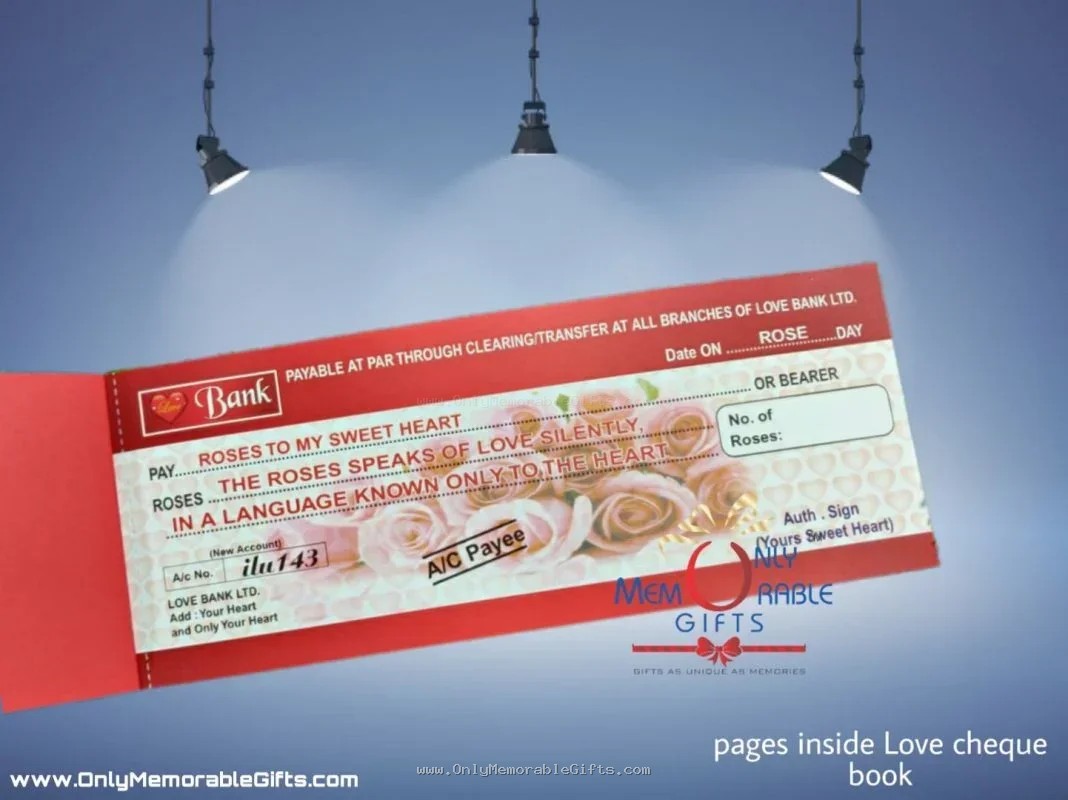 LOVE CHEQUE BOOK - Image 12