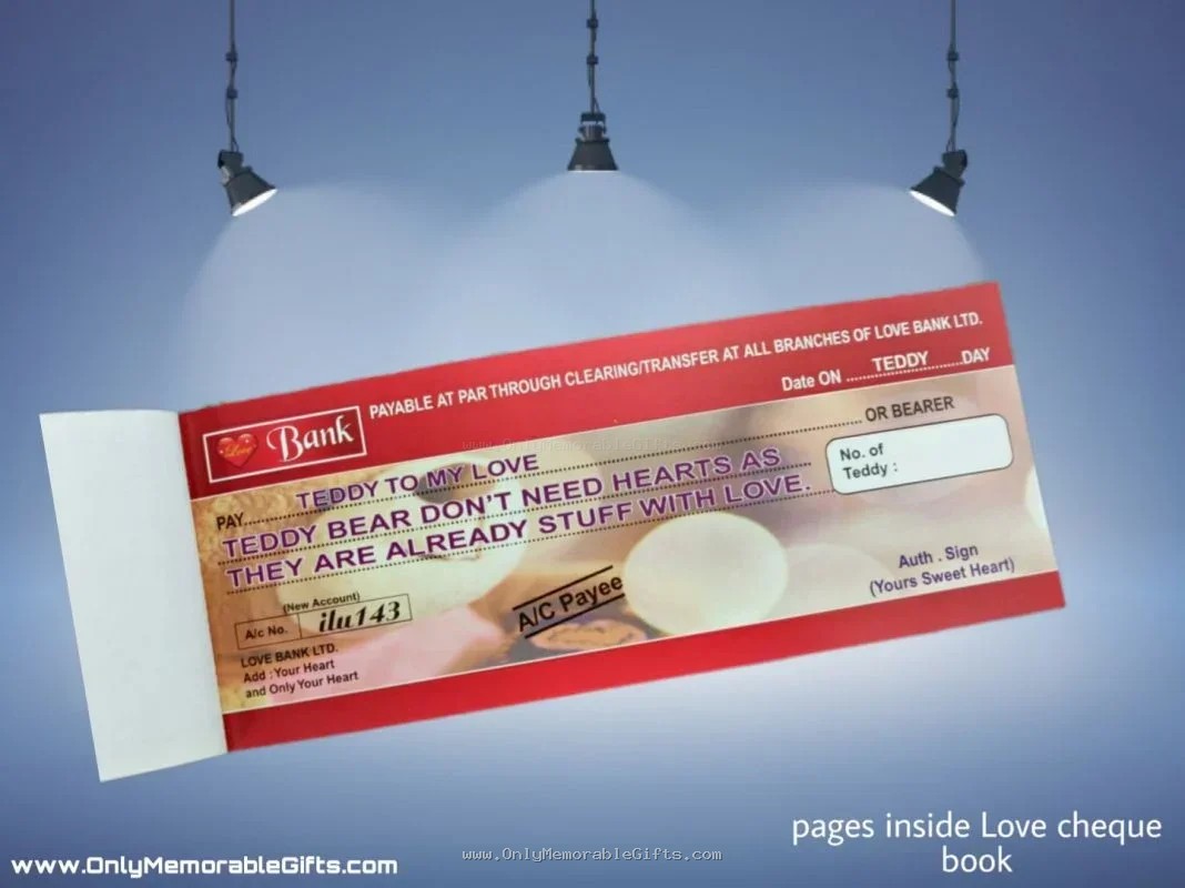 LOVE CHEQUE BOOK - Image 10