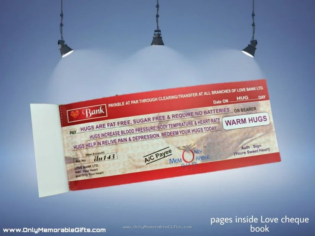 LOVE CHEQUE BOOK - Image 8