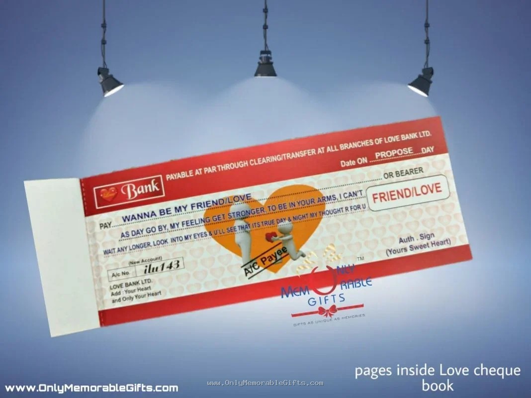 LOVE CHEQUE BOOK - Image 7