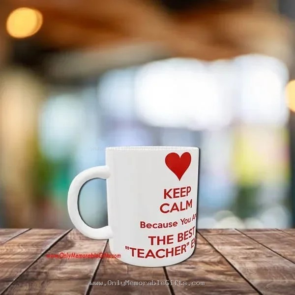 Keep calm Teacher's Mug - Image 3