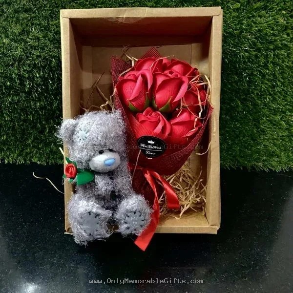 Bouquet with teddy - Image 2