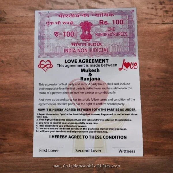 LOVE AGREEMENT