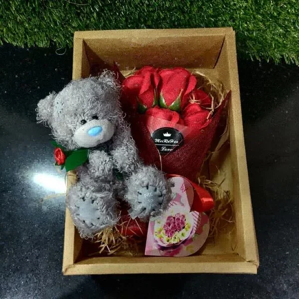 Bouquet with teddy