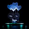 3D ACRYLIC LED HEART BALLOON LAMP
