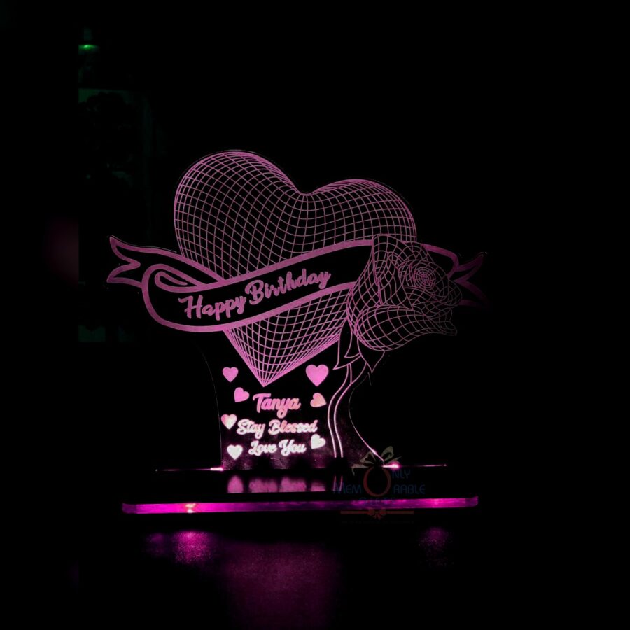 Alternative view of Led Heart Lamp