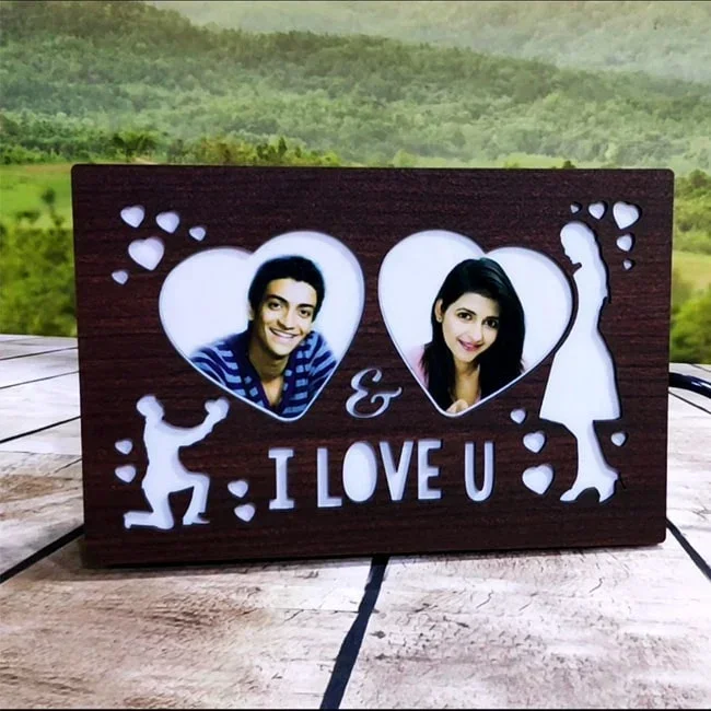 Alternative view of Love Led Frame