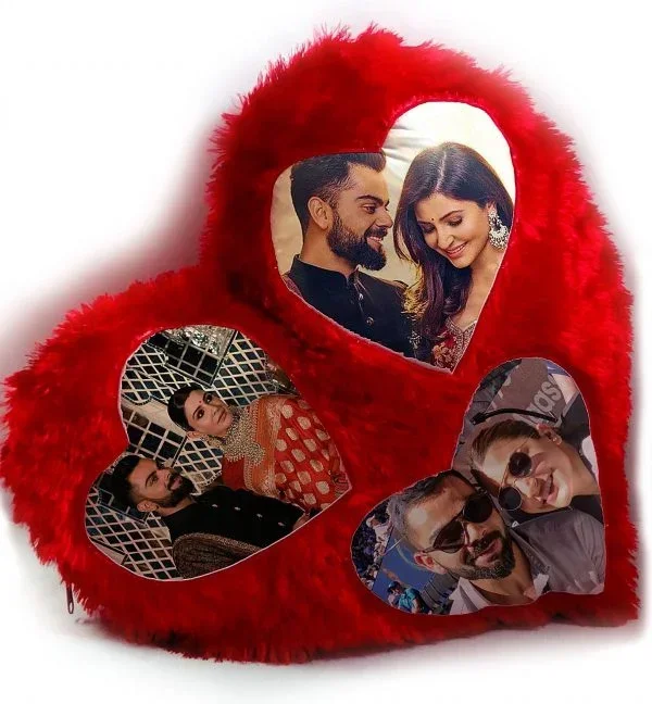 Photo Heart cushion
