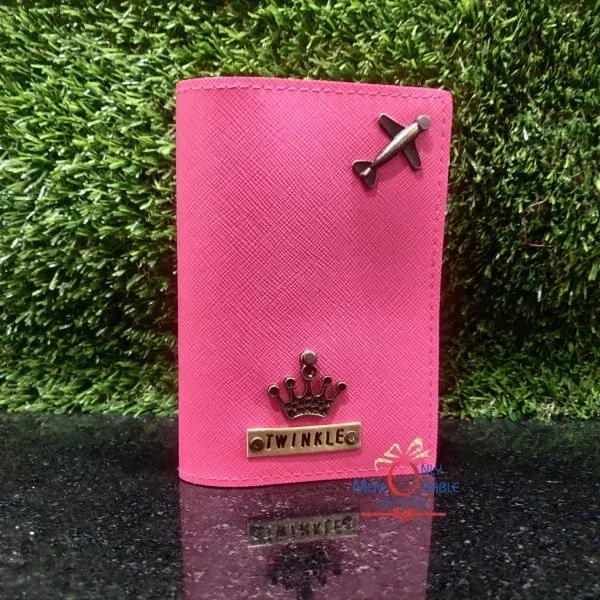 Pink Passport Cover