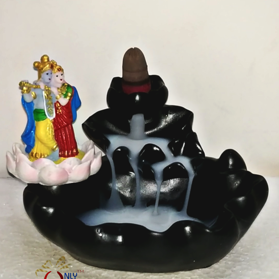 Alternative view of Radha Krishna Incense Stick Holder