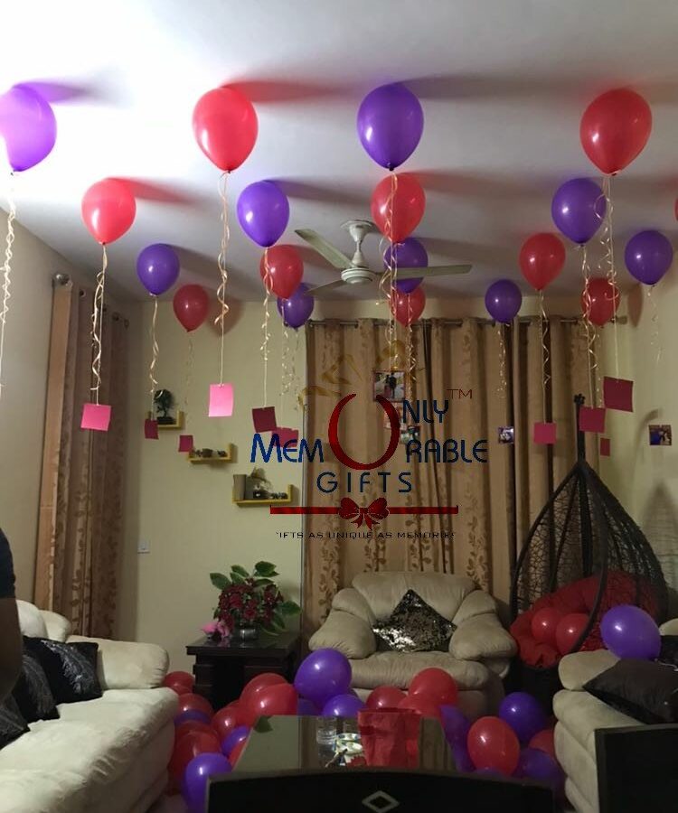 Balloon Surprise Gold Package