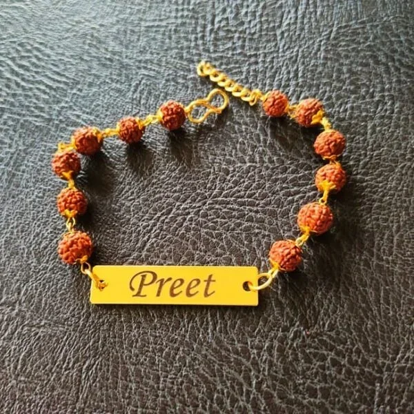 Alternative view of Rudraksh Rakhi