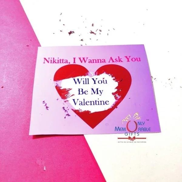 Alternative view of VALENTINE SCRATCH CARD