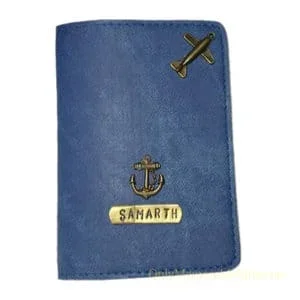 Blue Passport Cover