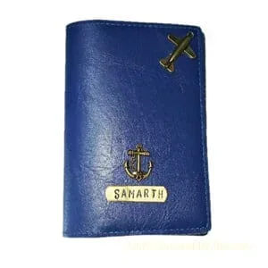 Blue Passport Cover
