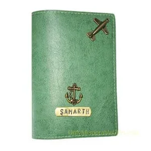 Bottle Green Passport Cover