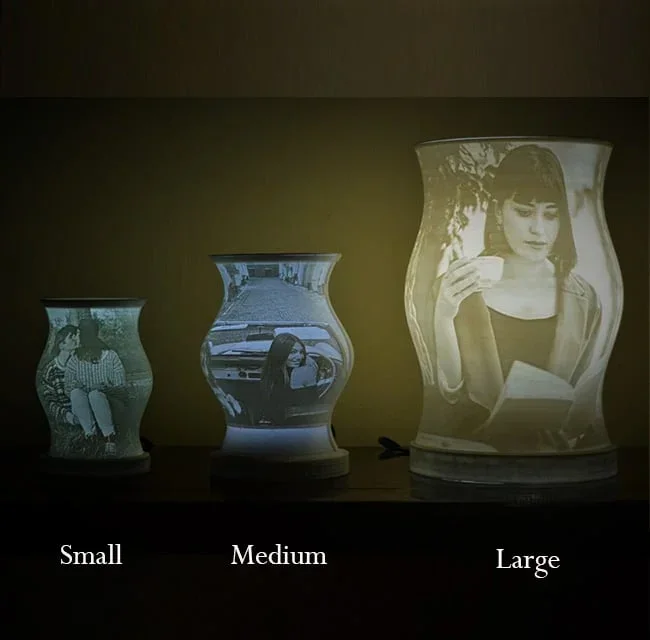 Alternative view of Curve Photo Lamp