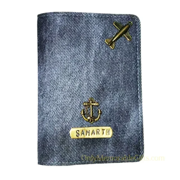 Blue - Jeans Shade Passport Cover
