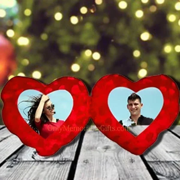 Double Heart Cushion