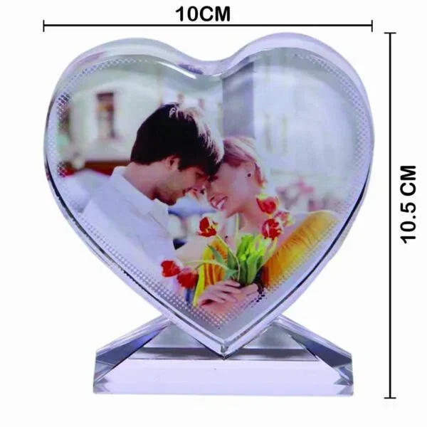 Alternative view of Crystal Heart Frame