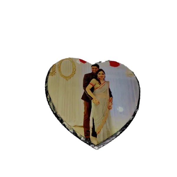 Heart photo stone