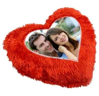 Heart Fur Cushion