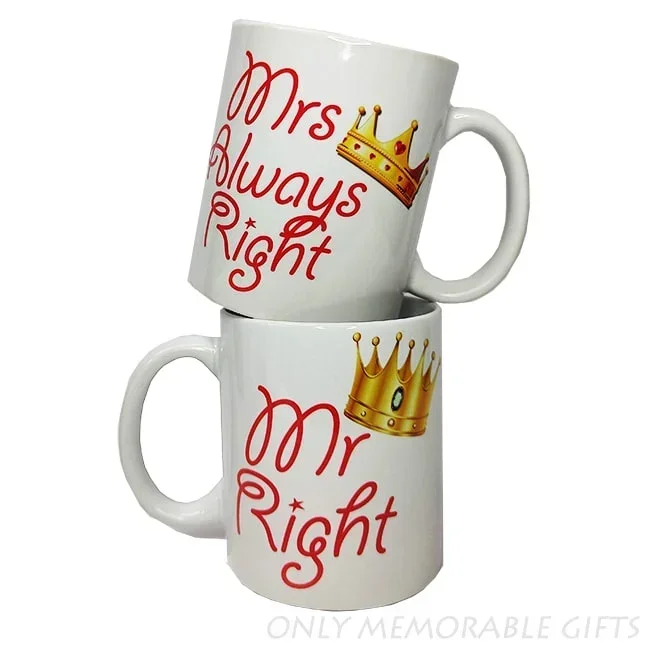 Alternative view of Mr & Mrs Right Mug