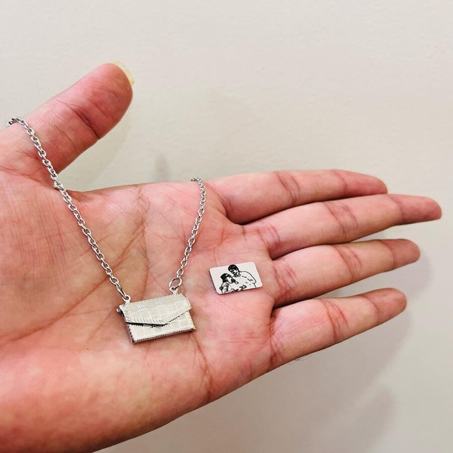 Envelope Sketch Pendant