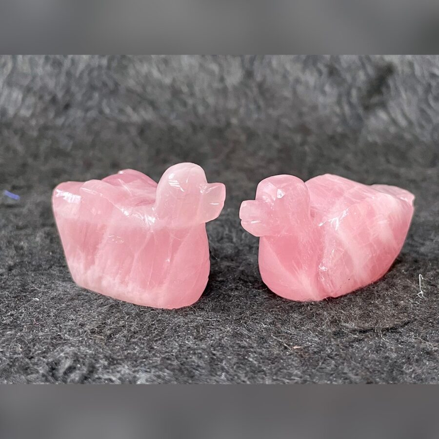 Rose Quartz Duck