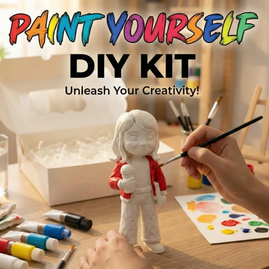 Personalized AI to 3D DIY Painting Kit | Custom 3D Statue